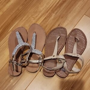 Womans Size 9 Sandals (2 Pairs)
